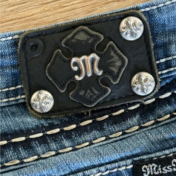 Miss Me Sz 27 Bootcut Women’s Jeans Low Rise READ - Picture 13 of 16